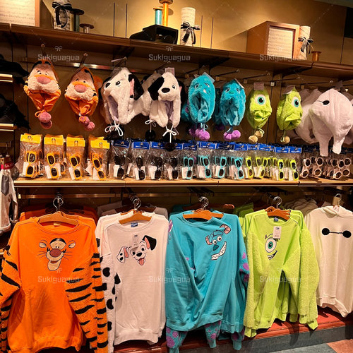 日本 Disney迪士尼 跳跳虎苏利文圆领卫衣套头卫衣太阳镜毛绒帽子