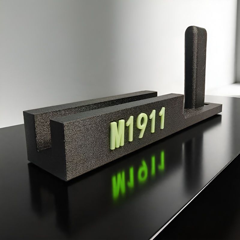 M1911支架AQK1911通用支架 3D打印数字带夜明玻纤维材质玩具