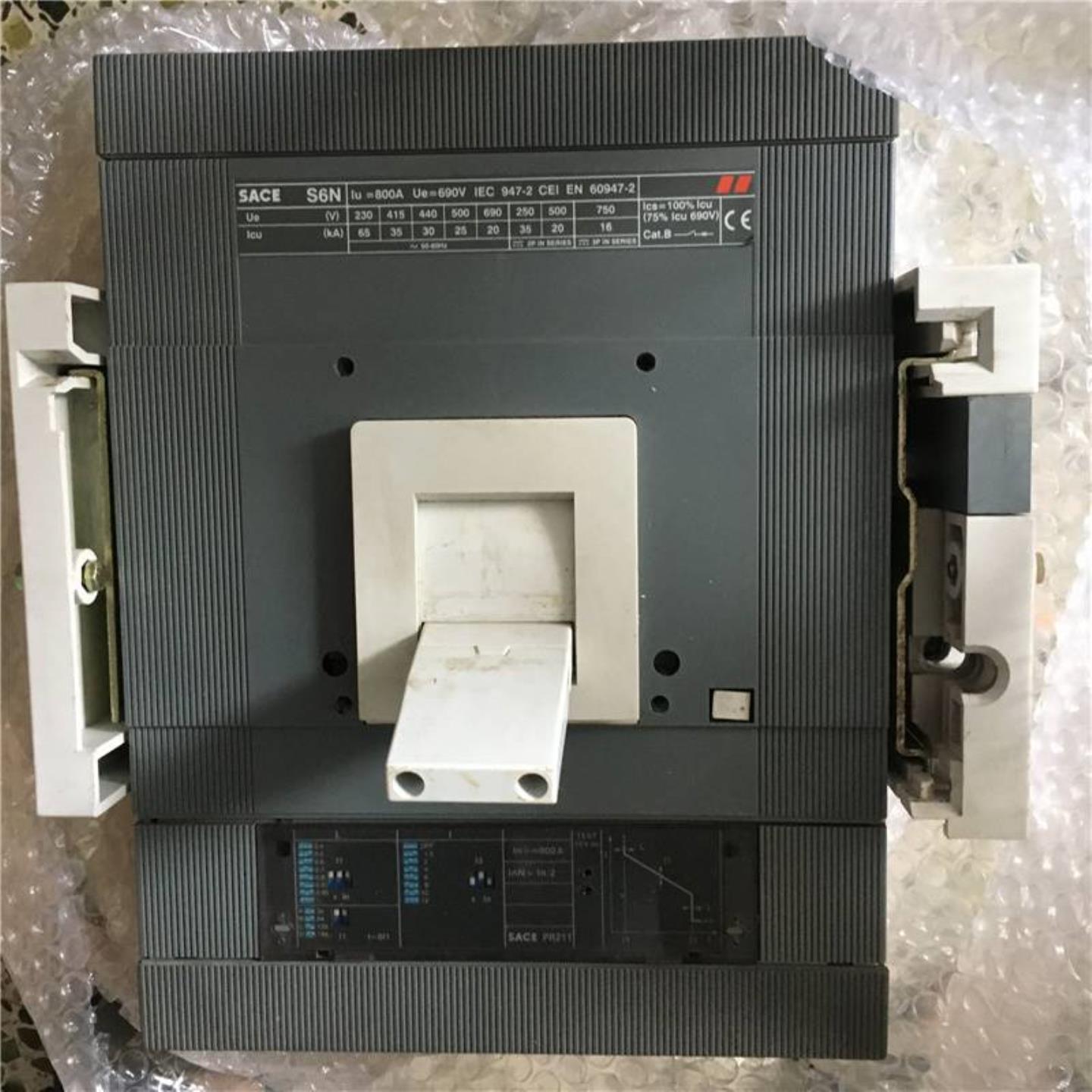 配件S6N插入式塑壳断路器 SACE S6N800 S6H800 PR211可配电操议价