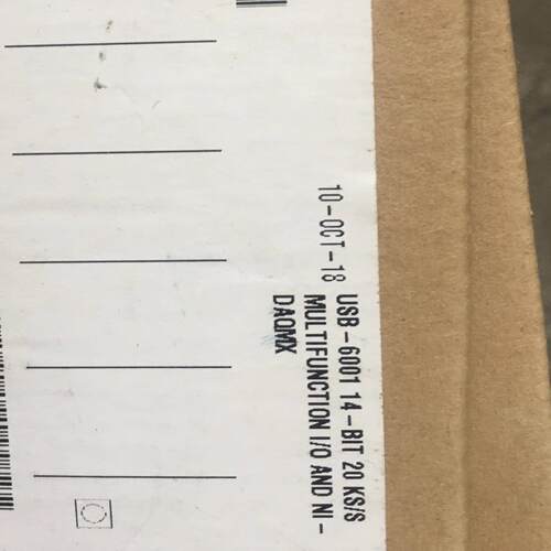 配件美国NI原装正品 USB-6001全新议价议价