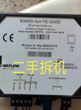 配件WATLOW瓦特隆EMOO-GATE-OOOO议价