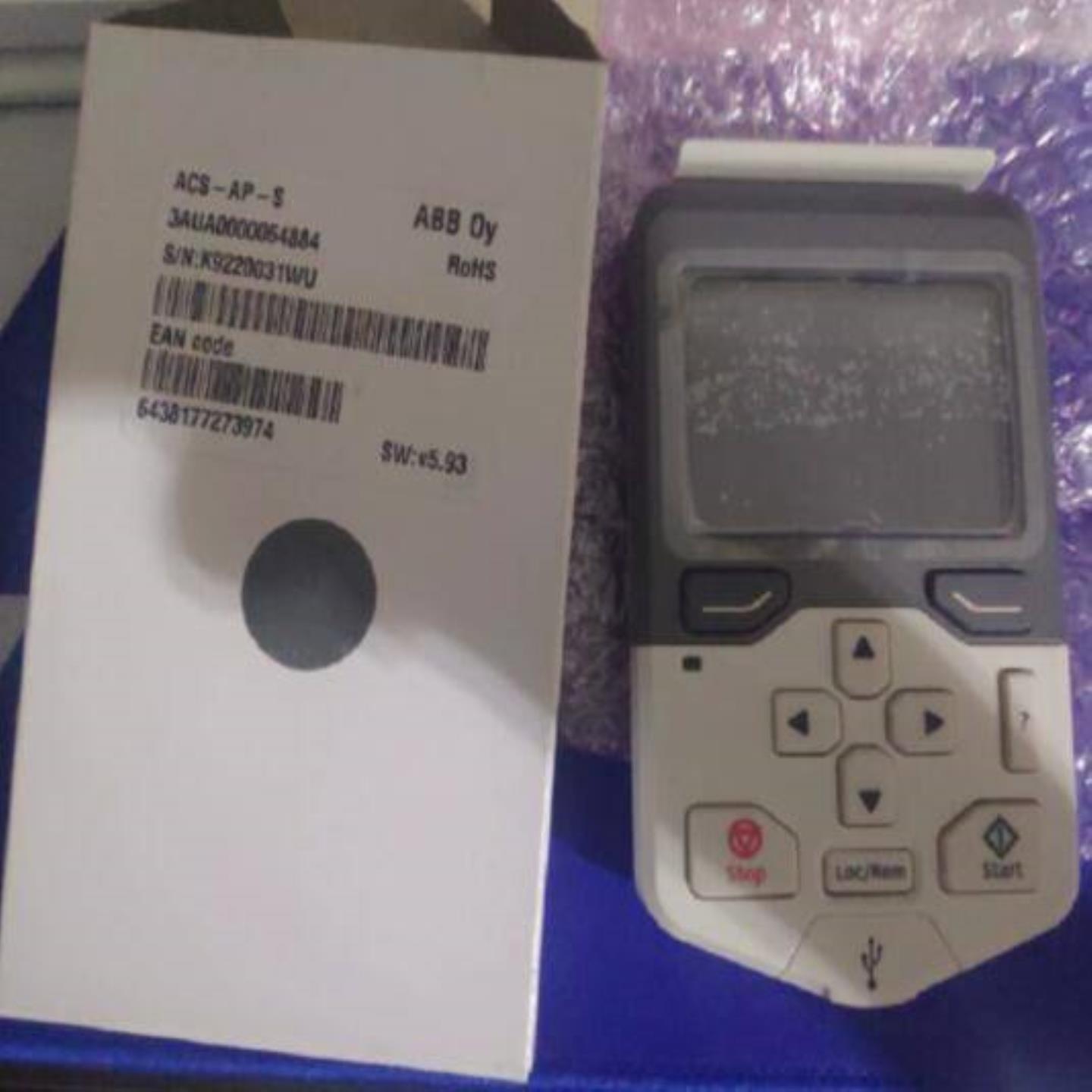 配件原装ABB变频器附件 中文控制盘  ACS-AP-S    适用 ACS5议价