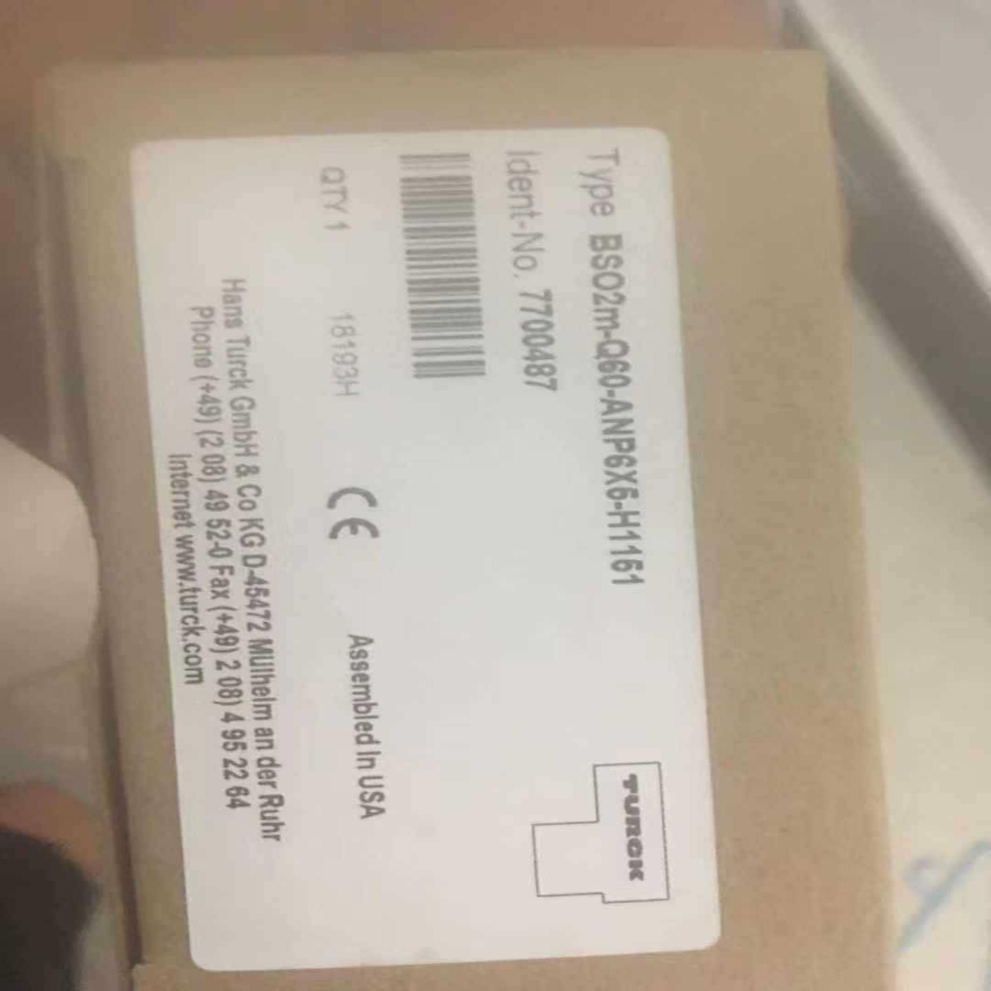 配件全新TURCK图尔克7700487 现货BSO2m-Q60-ANP6X5-H1151议价