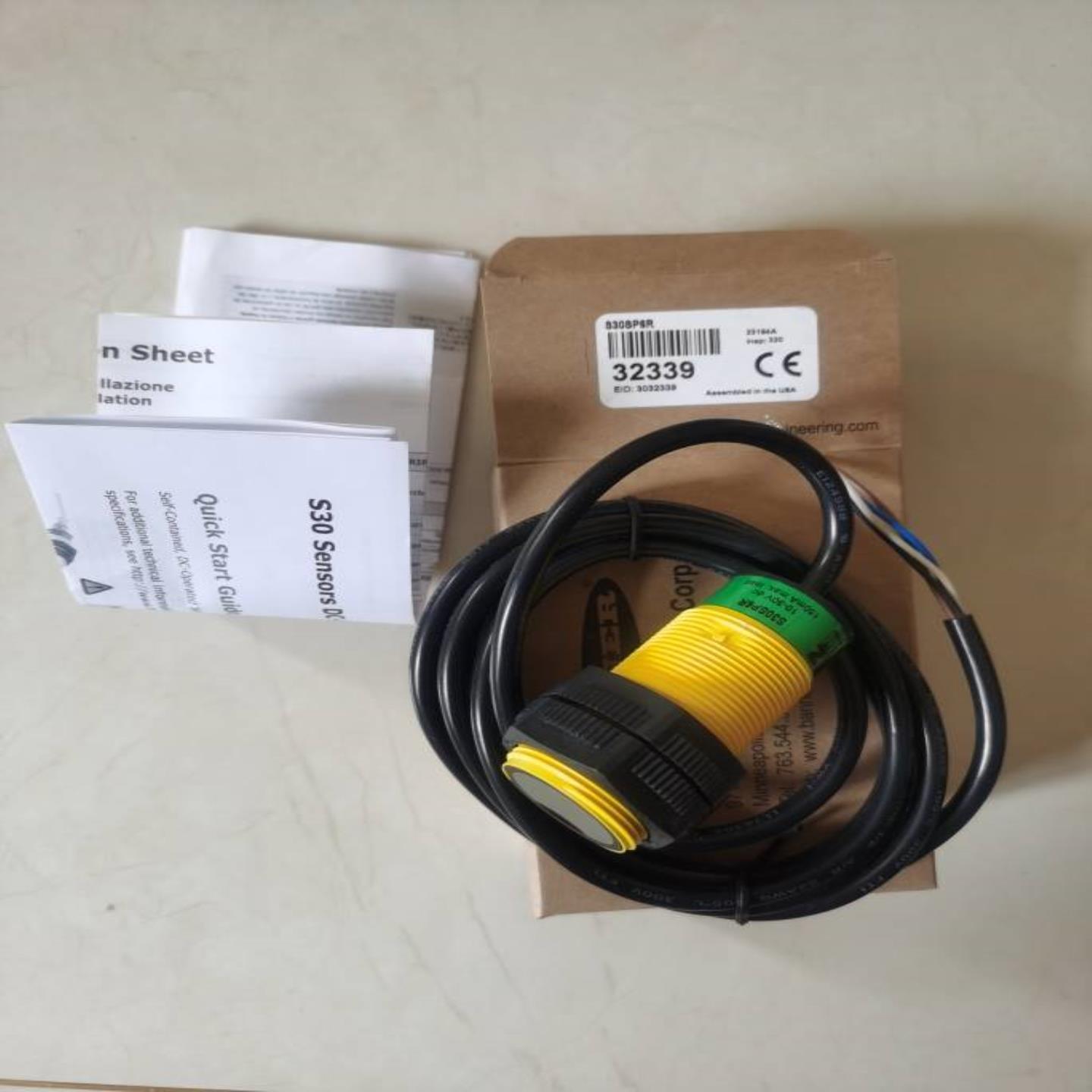 配件S306ES30SP6R  BANNERS30对射光电开关S306ES30SN6R详询议价