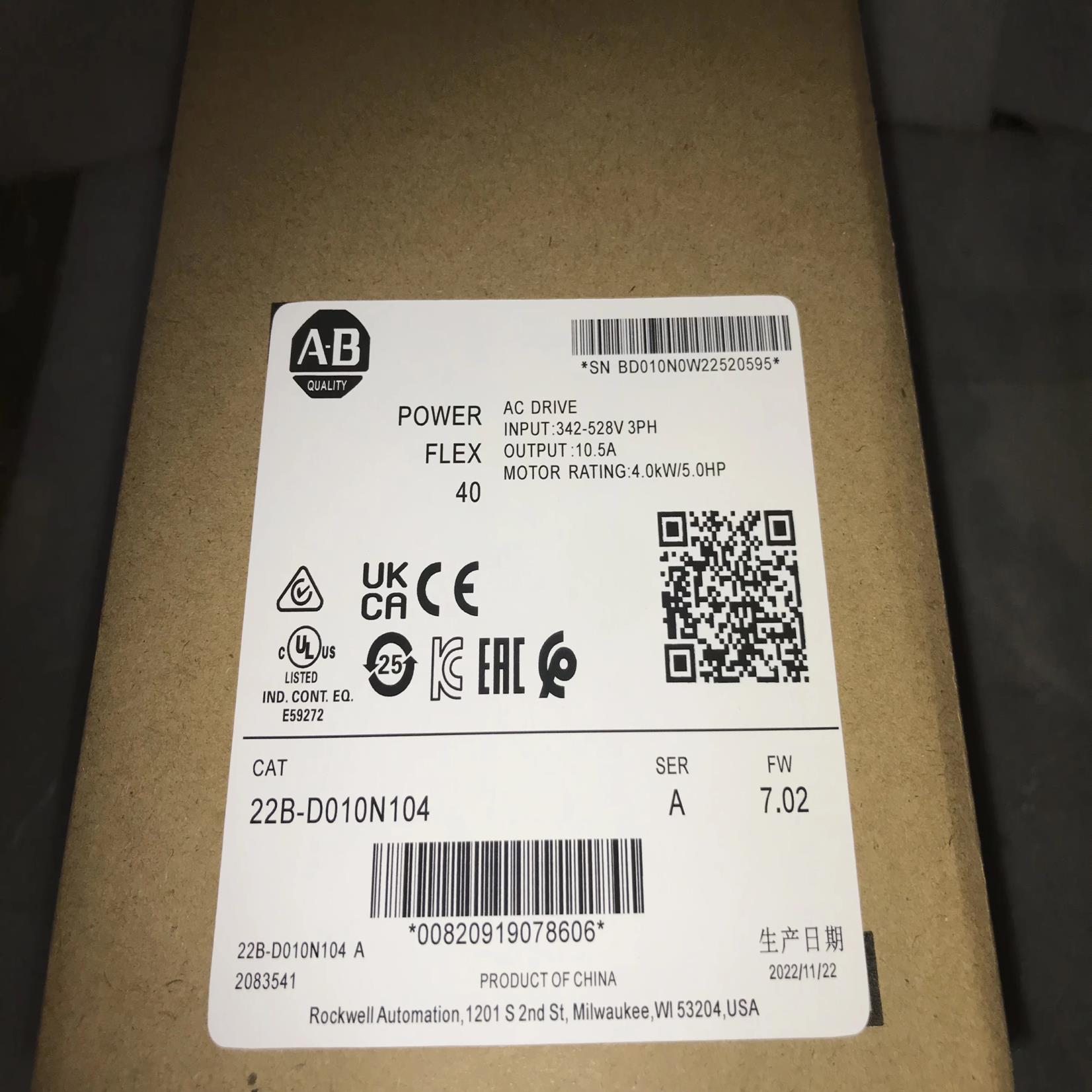 配件AB变频器22B22d-d1p4d2p3d4p0d6p0d010d012d017d024 h204