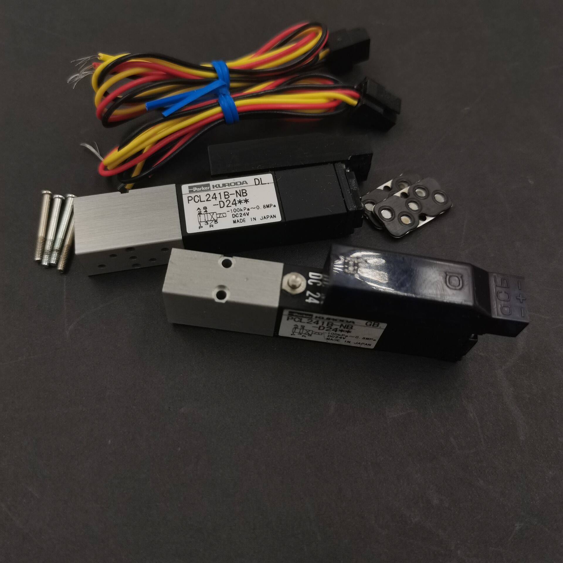 配件现货销售日本进口KURODA黑田电磁阀PCL241B-NB-D24PCS242议价