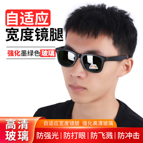 汉防护目镜专利自适应镜腿强玻璃