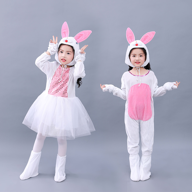 元旦儿童小兔子演出服动物