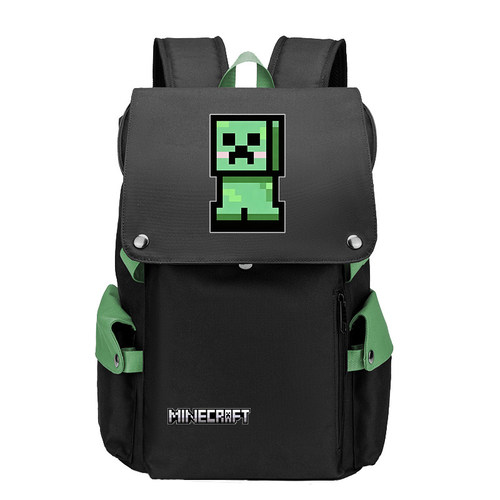 我的世界书包游戏周边苦力怕学生双肩包男minecraft大容量背包潮