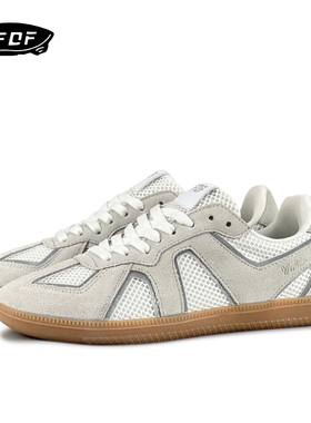 VFDF 夏季防滑平底休闲透气板鞋男女复古经典情侣网面百搭德训鞋