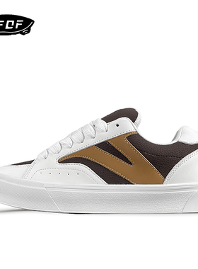 VFDF 2024秋季新款百搭复古低帮板鞋男女潮原创情侣休闲面包鞋子