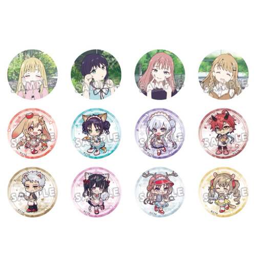 超时空辉夜姬 甜品天堂 店员 Q版 徽章立牌 通贩 11月预售