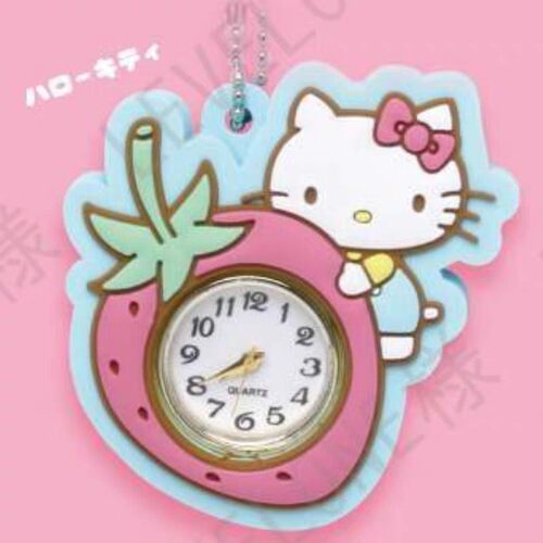 预售需补邮 2月 KORO slo草莓小屋时钟挂件 Kitty 扭蛋