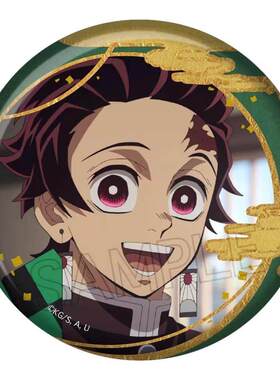 限购5/预定定金  鬼灭之刃 场面写烫金吧唧徽章2弹 Z K0209 周边