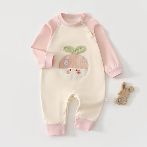 婴儿衣服秋装男女宝哈衣长袖外出服超萌卡通爬服婴幼儿秋季连体衣