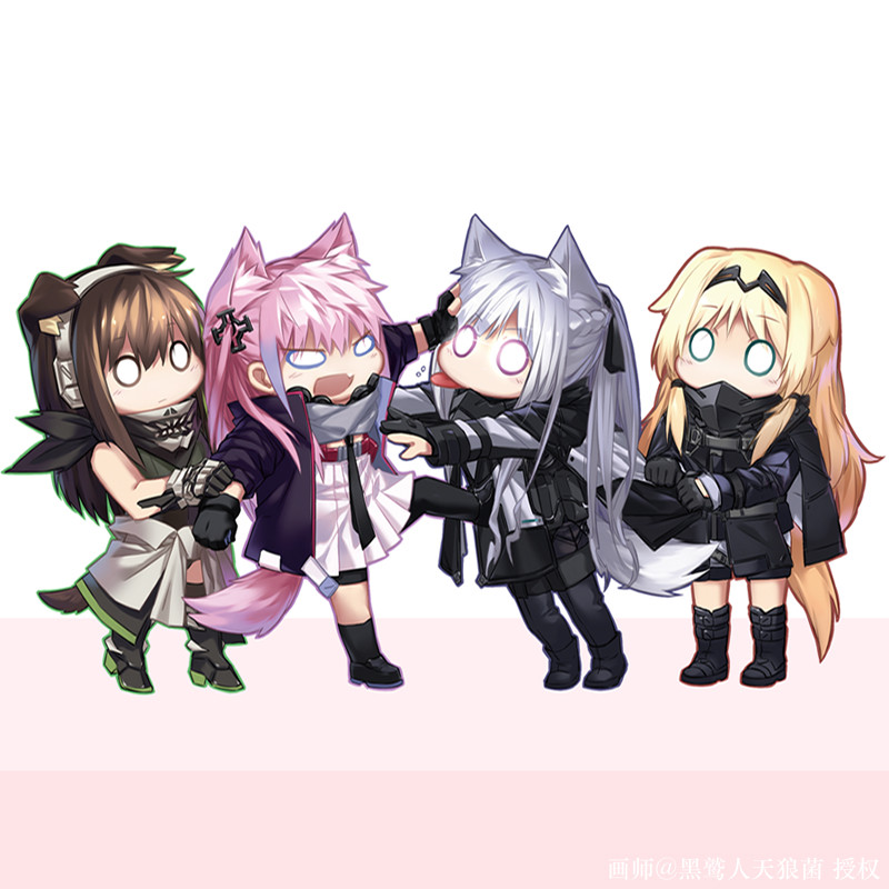 m4/15/12/94 同人q版 鼠标垫少女前线ar忤逆小队