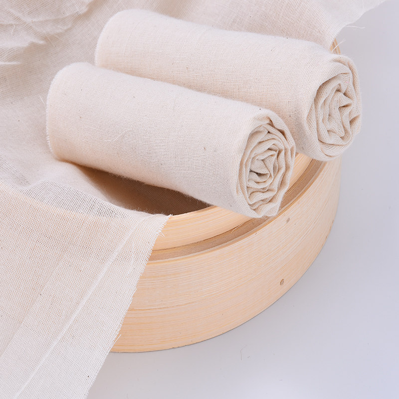 白纱布面料纯棉豆腐布过滤布料纯棉棉布布料布料纯棉纱面料馒头布