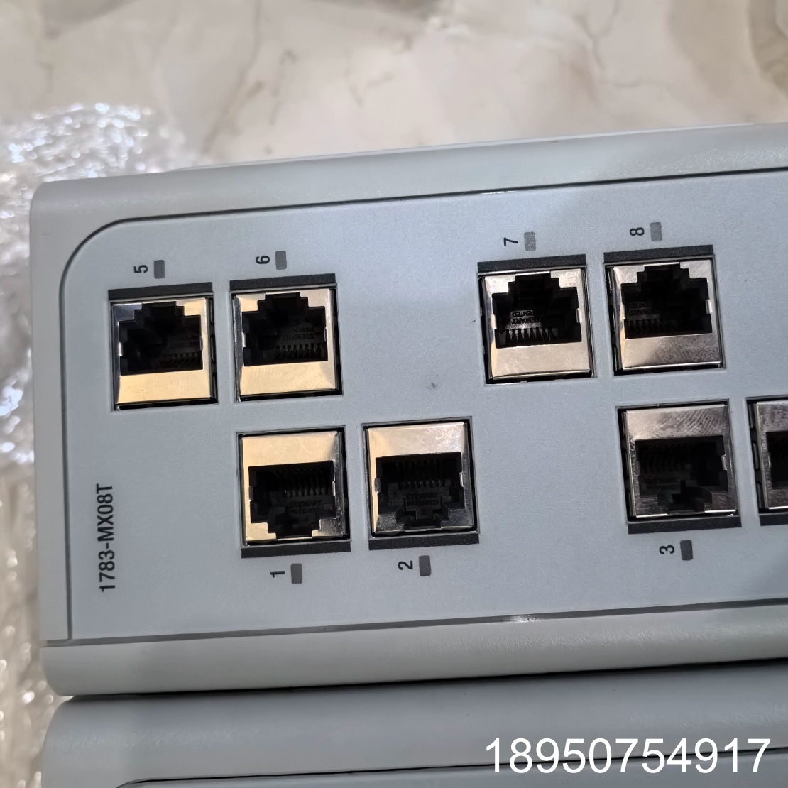 议价工业以太网交换机，型号1783-MX08T，8口