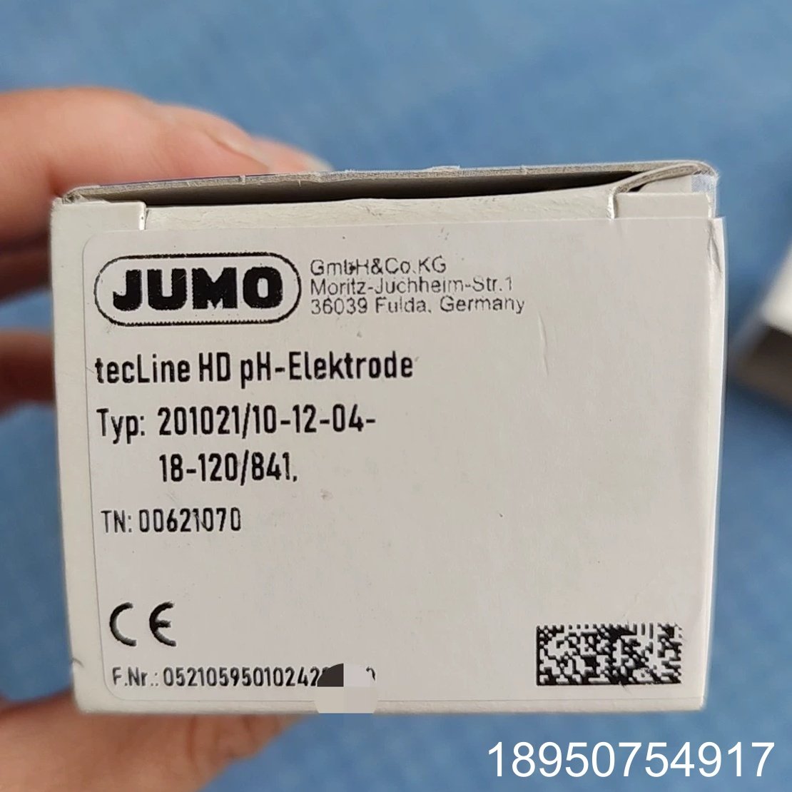 议价@德国JUMO久茂tecLine HD pH电极，未使用