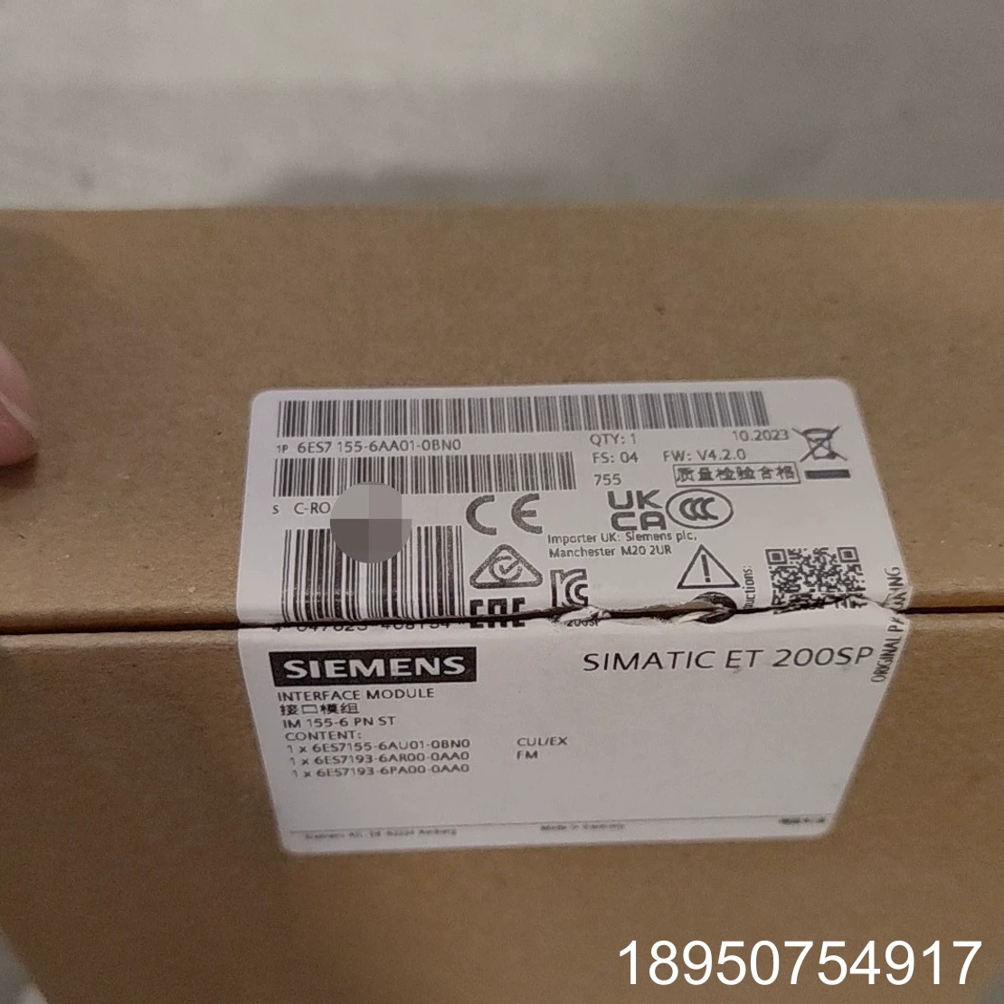 议价SIMATIC ET 200SP接口模块，型号6ES7