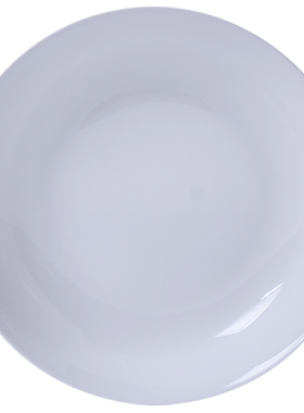 欧式白瓷圆形实用餐具汤盘