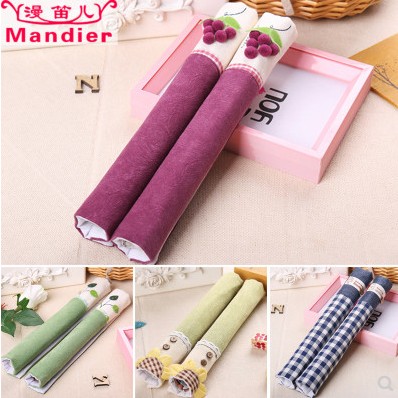 布艺加厚保暖门把手套