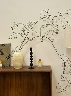 山归来鲜切花水培好养高级侘寂风摆件植物客厅摆设可做干花绿果