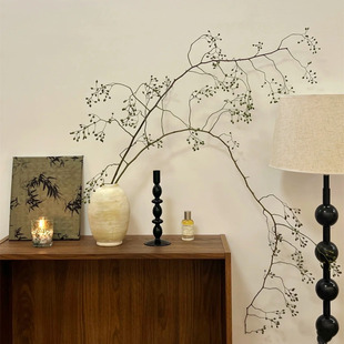 山归来鲜切花水培好养高级侘寂风摆件植物客厅摆设可做干花绿果