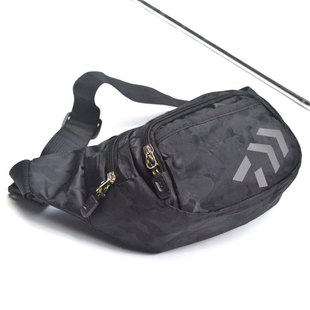 户外单肩钓鱼路亚海钓腰包假饵包骑行工具手机多功能轻软斜跨腰包