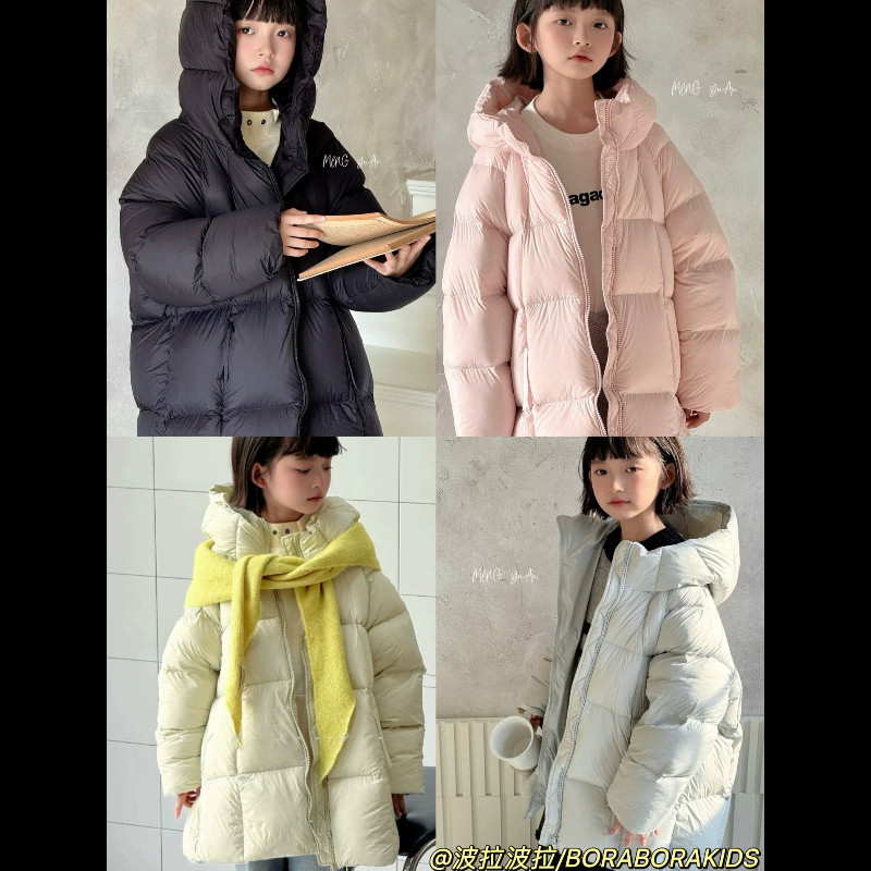 实体店儿童装90白鸭绒羽绒服波拉冬季女生连帽中长款超轻泡芙外套,童装/婴儿装/亲子装,羽绒服,淘宝优惠券,粉丝福利购,淘宝优惠卷