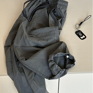 实体店儿童装 子春夏深灰薄款 男女童中大童防蚊直筒裤 2026男童裤