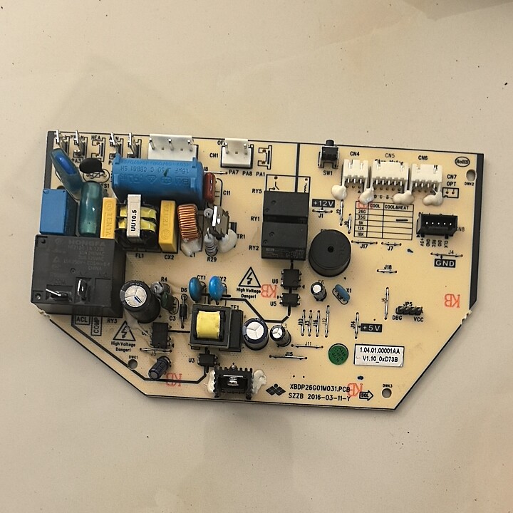 适用中松杨子樱花夏立夏宝东松空调电脑板主板XBDP26G01M031.PCB