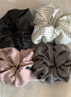 罗小辛/韩系丸子头发圈大肠圈低马尾氛围感发绳复古头饰