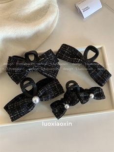 多款式法式小香风 富贵又百搭抓夹女后脑勺发夹气质头饰发饰发抓