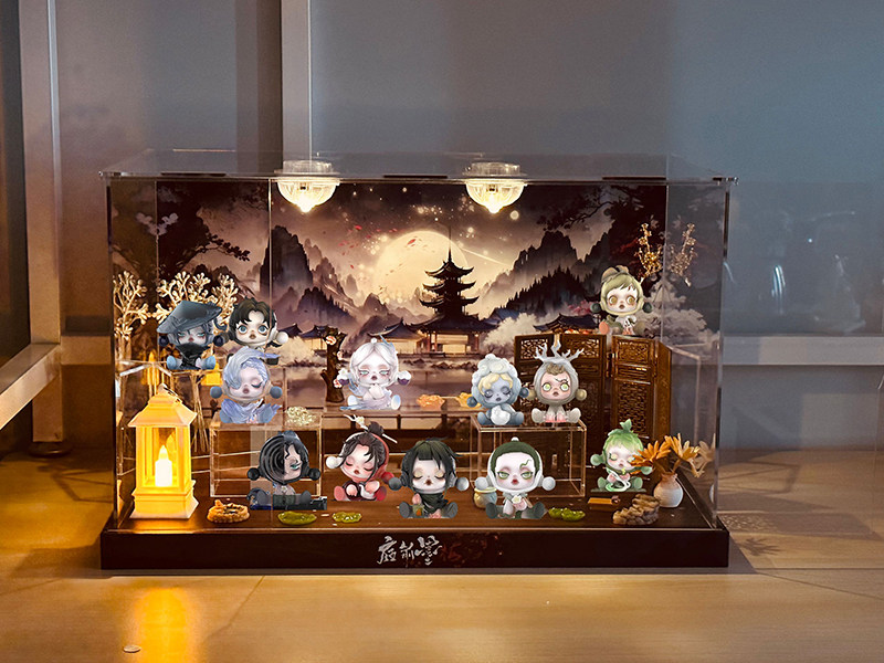 POPMART泡泡玛特 SKULLPANDA 庭前墨梅系列 古风清雅场景展示盒,模玩/动漫/周边/娃圈三坑/桌游,动漫电子/道具/本子,淘宝优惠券,粉丝福利购,淘宝优惠卷