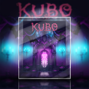 POPMART泡泡玛特 Kubo 德古拉伯爵吊卡 潮玩公仔收纳展示盒