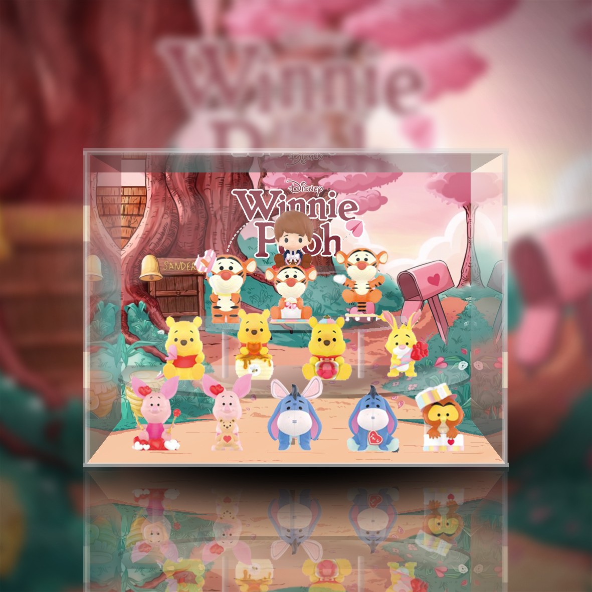 popmart泡泡玛特小熊维尼甜蜜