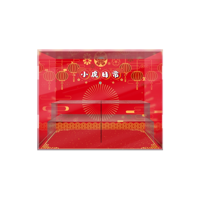 不二胖虎日常系列盲盒潮玩专用