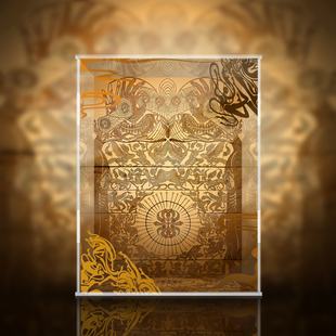 POPMART泡泡玛特 Skullpanda 邬建安 九重天400% 潮玩手办展示盒