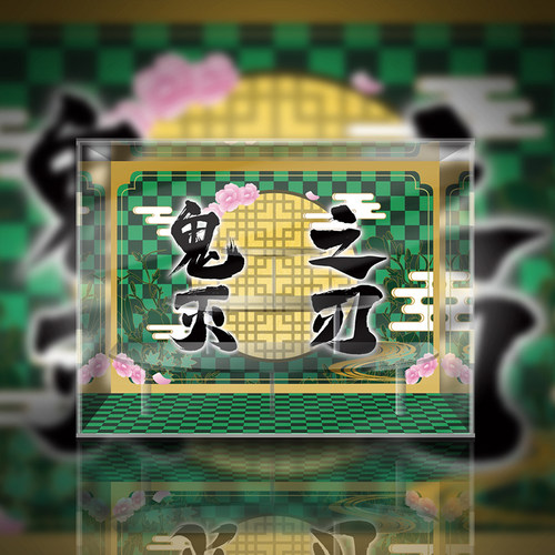鬼灭之刃诞生花盲盒收纳展示盒