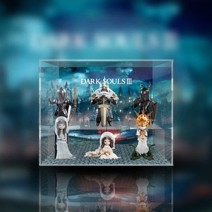 Actoys黑暗之魂 第二弹盲盒 DarkSouls 潮玩手办防尘亚克力展示盒