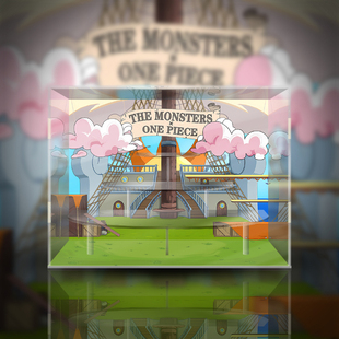 POPMART泡泡玛特 Labubu × 海贼王 潮玩 盲盒公仔收纳展示盒