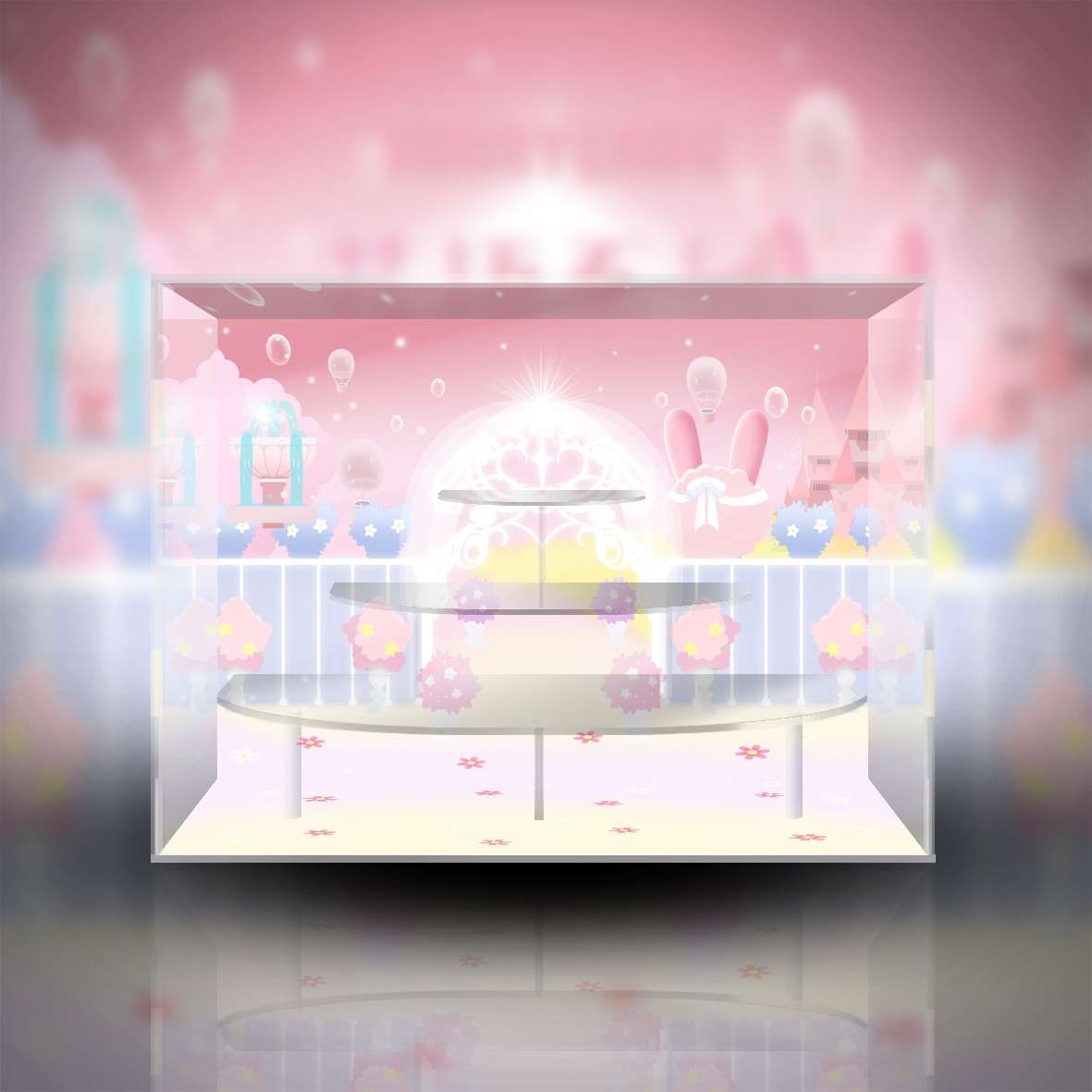 花语系列盲盒玩手摆件专用展示
