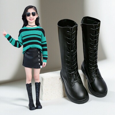 女童靴子2025冬季新款儿童鞋子潮