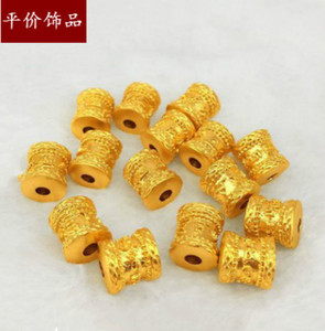 diy不褪色欧币风仿黄金手链