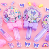 一正三丽鸥分享棒棒糖橡皮擦YZ880033卡通创意款 库洛米美乐蒂胶擦