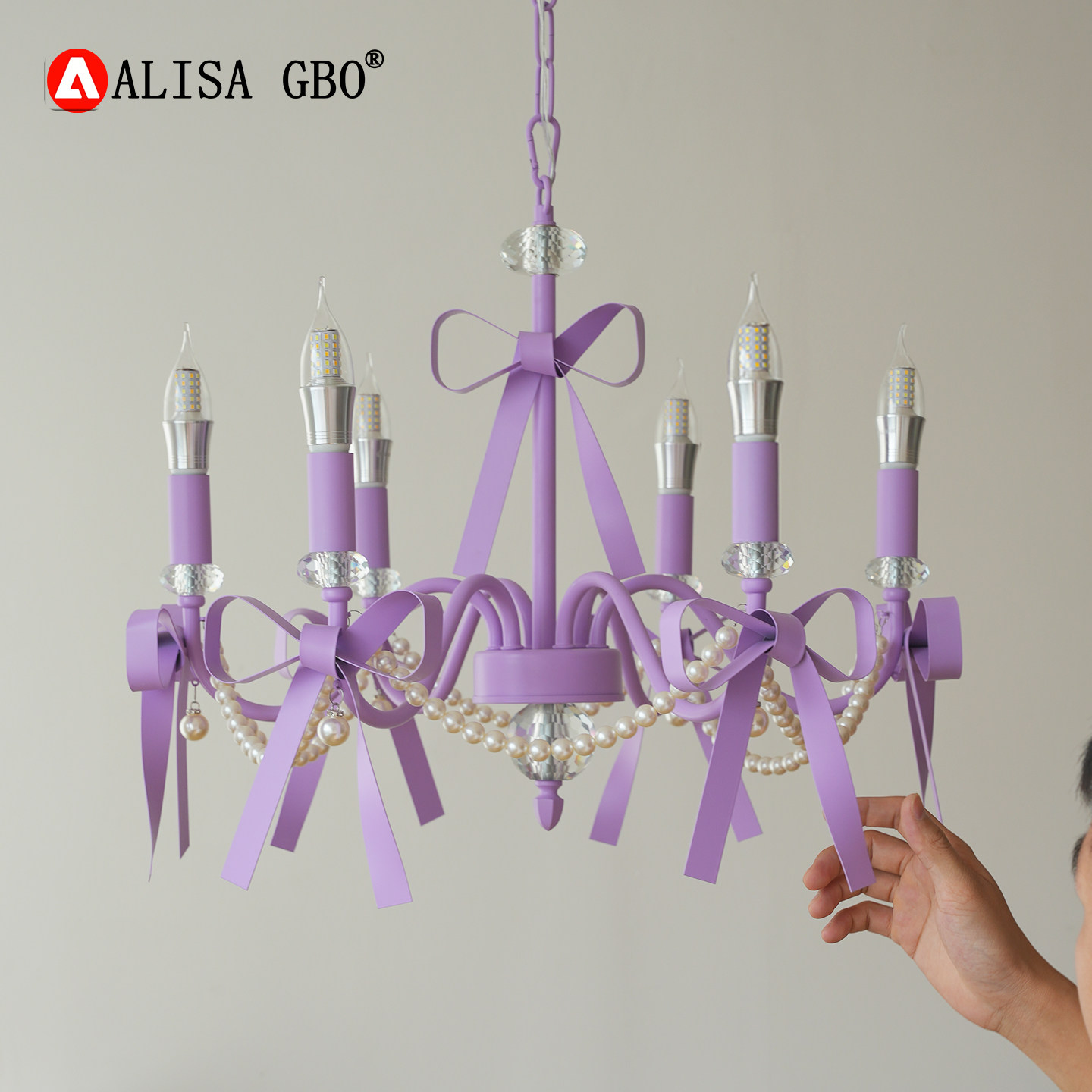 爱丽莎原创蝴蝶结儿童房卧室吊灯主卧女孩浪漫法式公主客厅餐厅灯,家装灯饰光源,客厅吊灯,淘宝优惠券,粉丝福利购,淘宝优惠卷