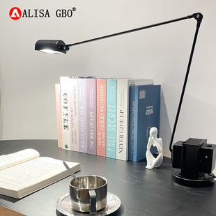 爱丽莎意大利Lumina Daphine书房客厅卧室可调节摇臂马达台灯