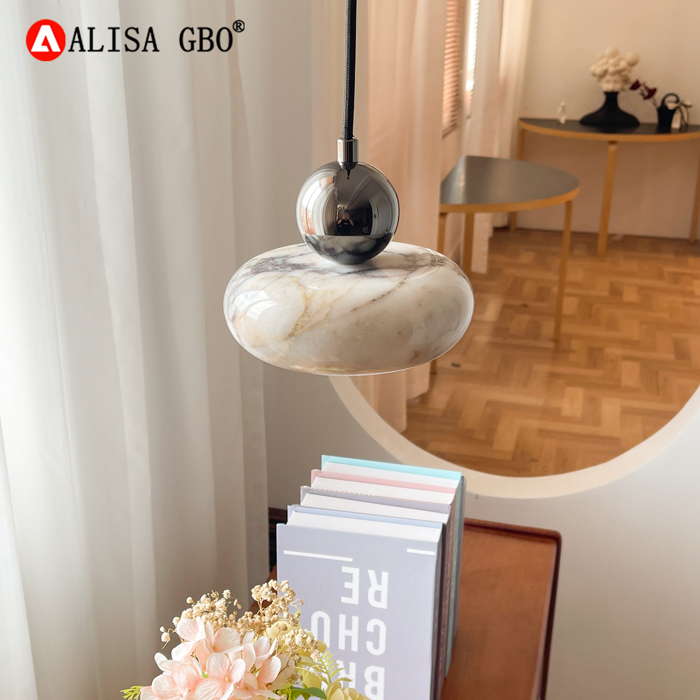 爱丽莎环球意式宝格丽卧室小吊灯