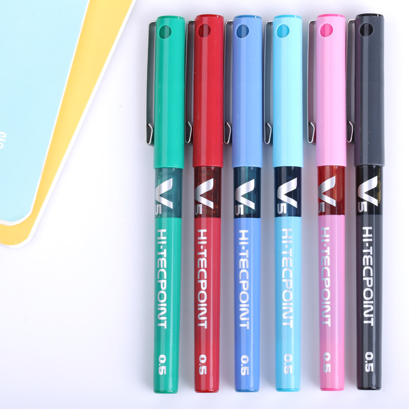 58元包邮 pilot日本百乐 bx-v5水性笔/百乐v5走珠笔/水笔 0.5mm